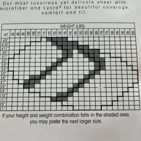 Neiman Marcus sheer control top size B color: VANILLA new in package sandaltoe - Picture 3 of 3